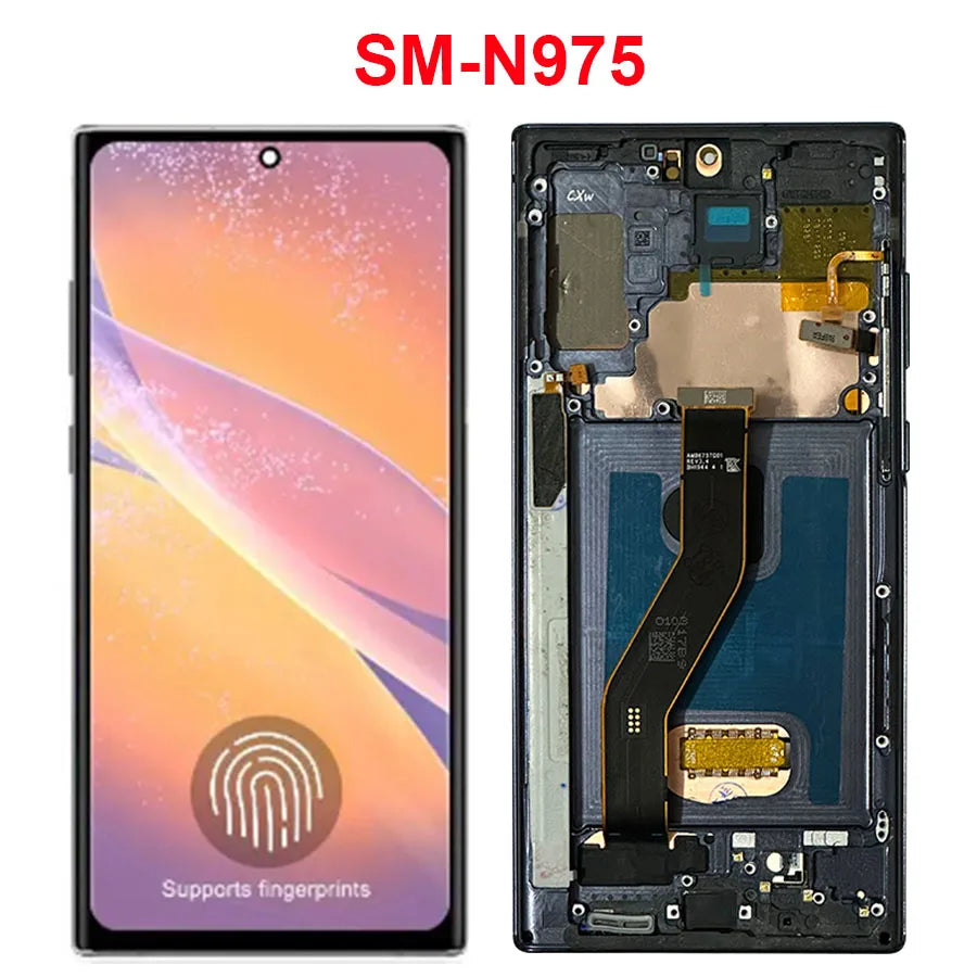 For Amoled Note 10 Plus Screen for Samsung Galaxy Note10+ N975F Lcd