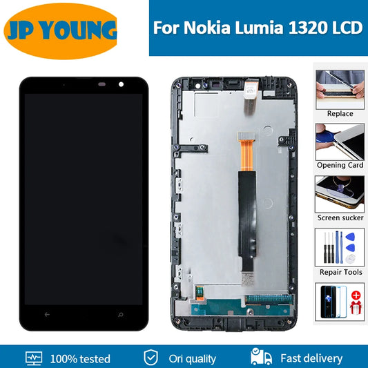 6.0" Original LCD For NOKIA Lumia 1320 LCD Display RM-994 RM-995