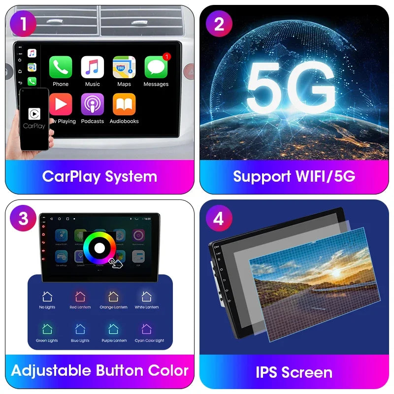 Srnubi Android 12 Car Radio for KIA K3 RIO 2011 2012 2013 2014 2015