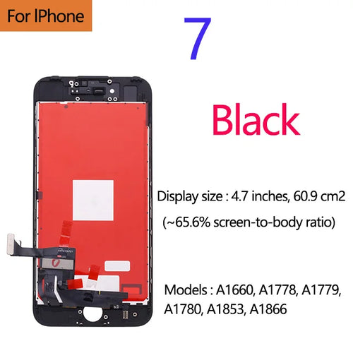 AAA+++ Quality For iPhone 5 5s 5c 6 7 LCD Display Touch Screen For 6s