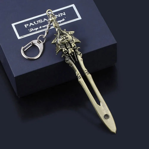 Game God of War Ragnarok Keychain Kratos The World Serpent Jormungandr