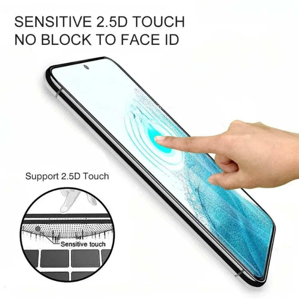 4pcs Full Cover Tempered Glass For Samsung Galaxy S24 S22 S21 S20 FE