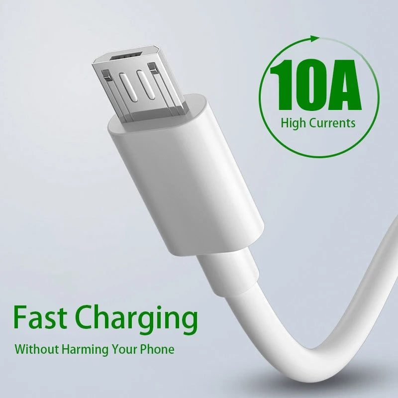 10A Fast Charging Micro USB Cable Android Charger Cord for Samsung