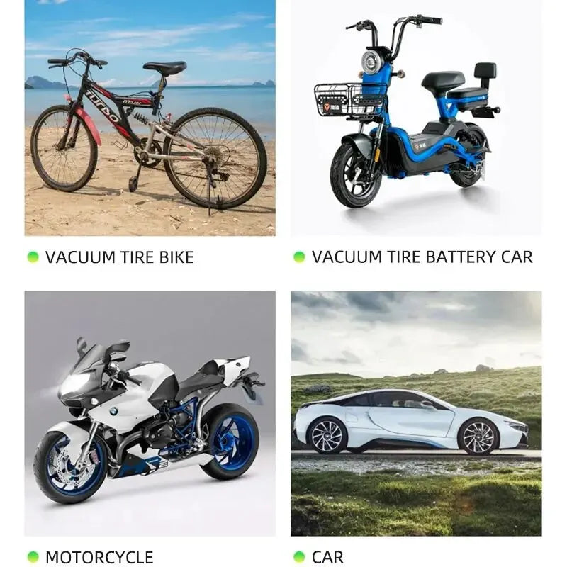 8PCS Luminous Valve Motorcycle Bicycle Bike Car Wheel Tyre Hub Cap