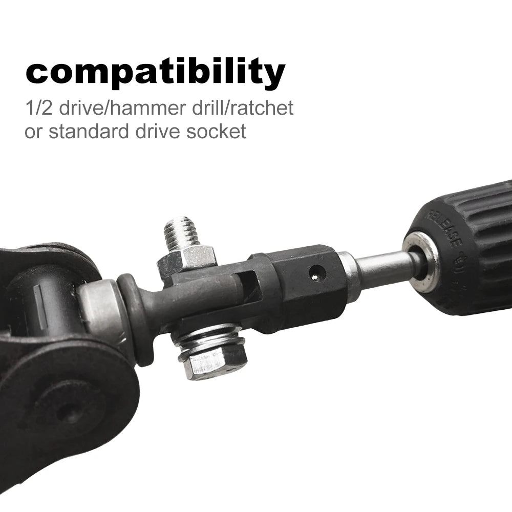 Car Jacks Lifting Equipment Scissor Jack Adapter Rod 1/2 Inch Wrench