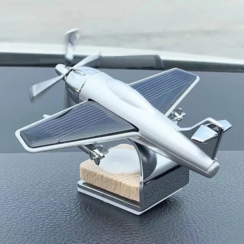 Solar Aircraft Car Perfume Ornament Car Solid Aromatherapy Car