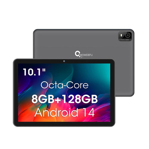 CWOWDEFU Android 14 Tablet 10.1-Inch Octa-core 8GB RAM 128GB ROM