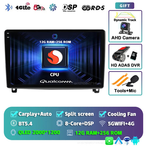 Android 14 Carplay Car Radio Multimedia For Peugeot 407 CC 407CC SW
