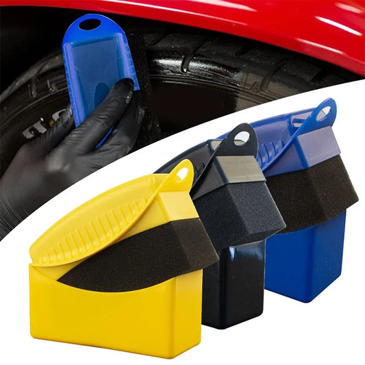 Car Wheel Polishing Waxing Sponge Brush ABS Plastics Washing Cleaning