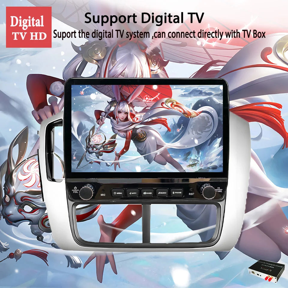 2Din Android 14 Autoradio Multimedia PC Tablet For Honda Pilot 2005 -