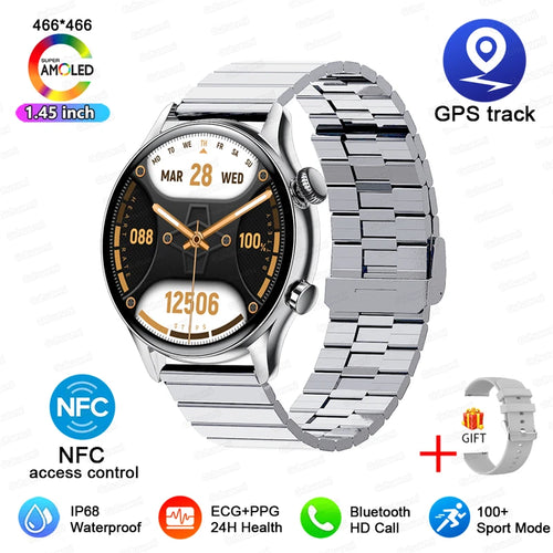 For XIAOMI HD Bluetooth Call Watch 2024 ECG Smart Watch Women AMOLED