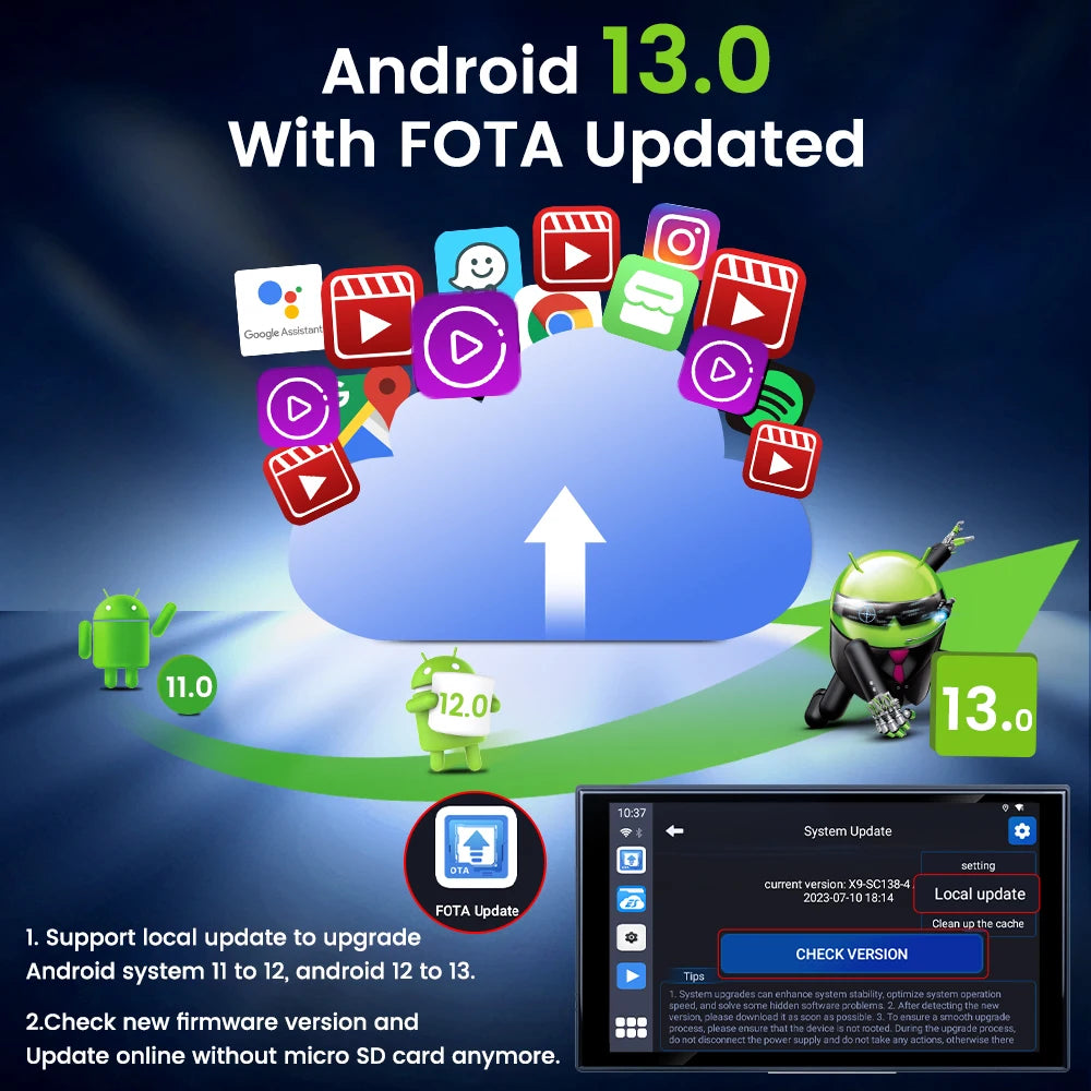 CarlinKit CarPlay Ai TV Box Android 13 QCM6125 Wireless CarPlay