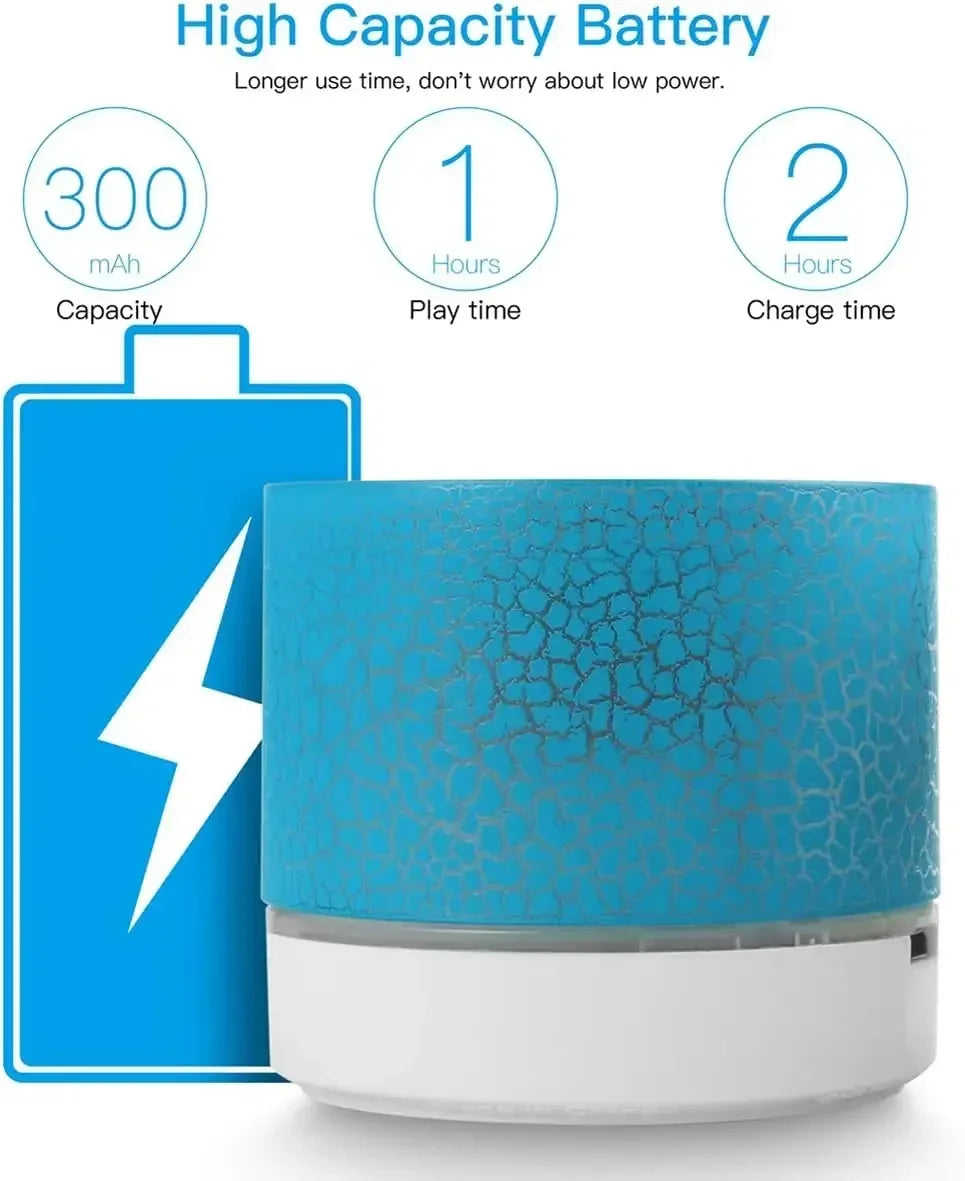 TF Wireless Mini Motion Bluetooth Speaker With LED Lights Speaker