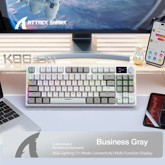 K86 Wireless Hot-Swappable Mechanical Keyboard Bluetooth/2.4g With