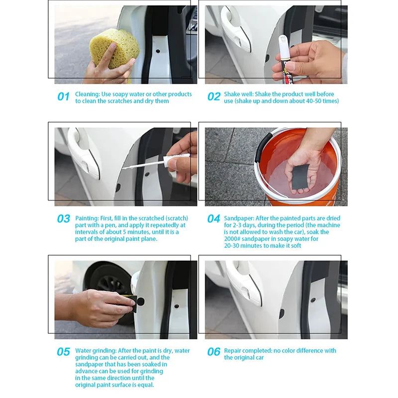 Universal Car Scratch Repair Pen Waterproof DIY Universal Auto Coat