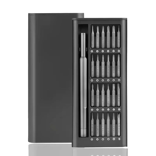 Magnetic Precision Screwdriver Set, 25 In 1 With 24 Piece Mini Pocket