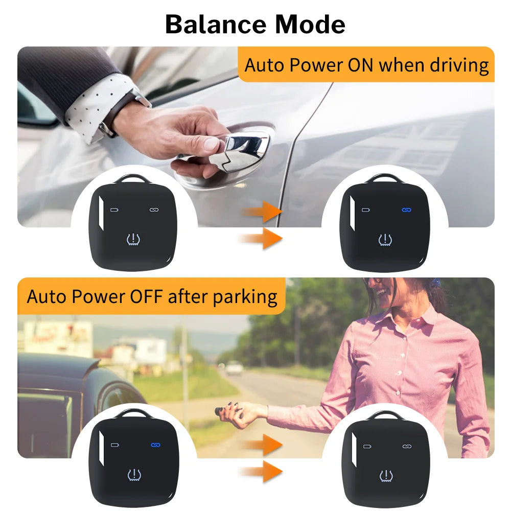 Deelife Car TPMS Android iOS Tire Pressure Monitoring System Spare