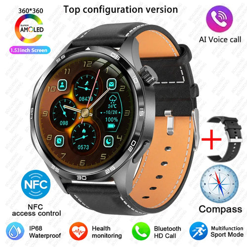 For Huawei GT5 PRO Smart Watch Men Watch 4 Pro upgraded version AMOLED