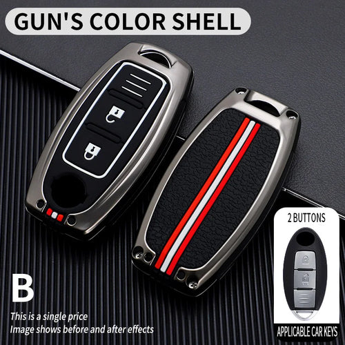 Key Fob Cover with Keychain Lanyard for Nissan Altima Sentra Maxima