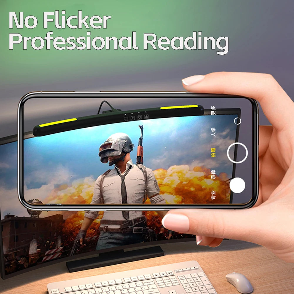 LED Computer Monitor Light Bar Stepless Dimming Hanging Light RGB Game