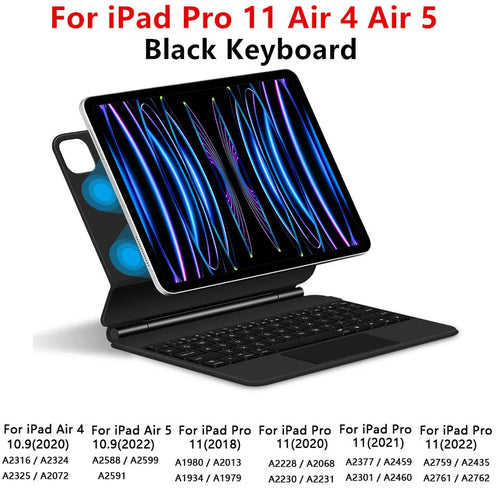 Magic Keyboard for iPad Pro 11 12.9 Air 4 Air 5 for iPad 10th