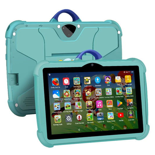 New 7 Inch Android 13 Learning Education Kids Tablets Quad Core 4GB
