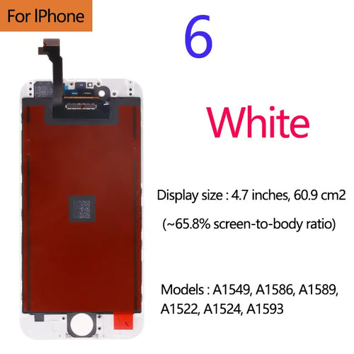 AAA+++ Quality For iPhone 5 5s 5c 6 7 LCD Display Touch Screen For 6s