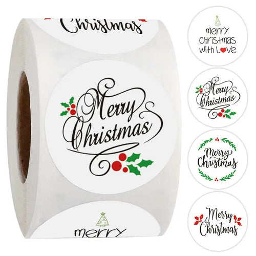 Christmas gift stickers decorative sealing sticker Merry Christmas