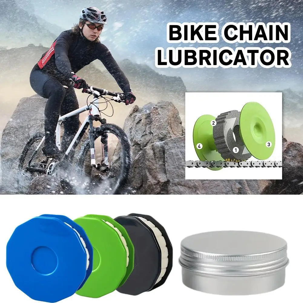 1PCS Bicycle Chain Lubricator Bike Chains Oil Roller Cleaning Bicycle