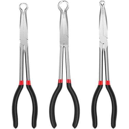 3/5Pcs Hose Gripper Plier Carbon Steel Spark Plug Removal Pliers Long