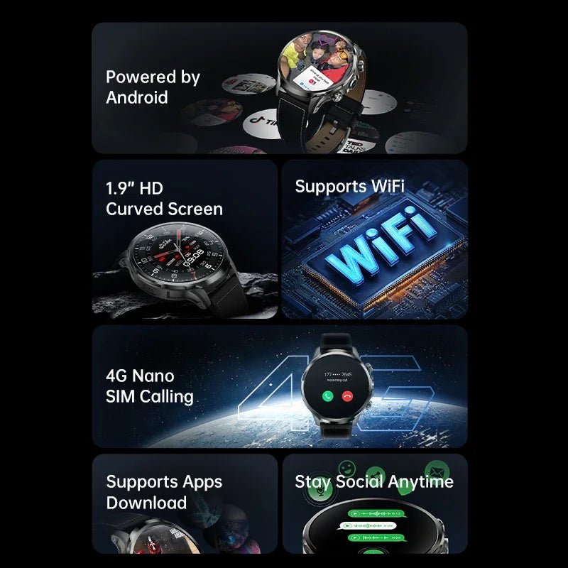 [World Premiere]Global Version Black Shark Smart Watch X 4G Android