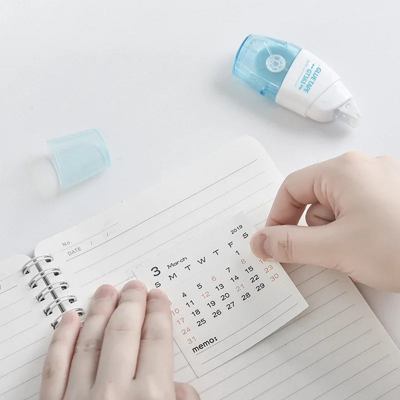 Double Sided Adhesive Tape Roller Glue Tape 6mm*8m with Refill Glue