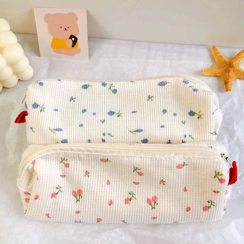 Cute Flower Pencil Bag The Small Fresh Pencil Case Kawaii Pencil Pouch