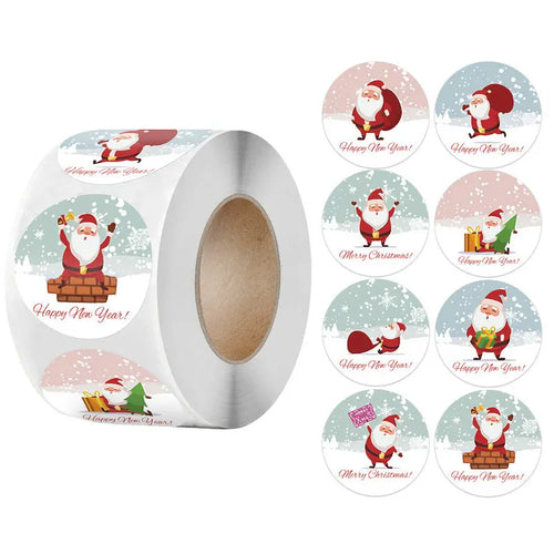 Christmas gift stickers decorative sealing sticker Merry Christmas