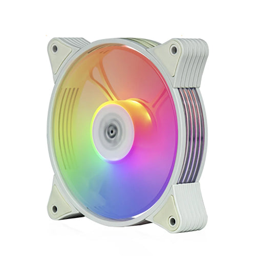 Aigo AR12 White 120mm PC Computer Case Fan Cooling Cooler 6PIN