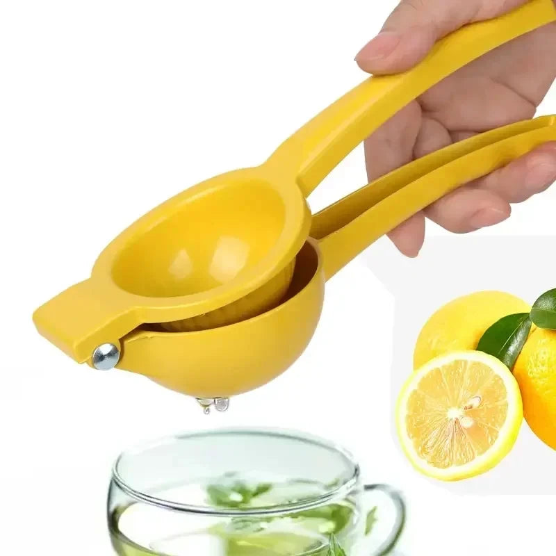 Manual lemon juicer, plastic manual orange juice juicer, portable and