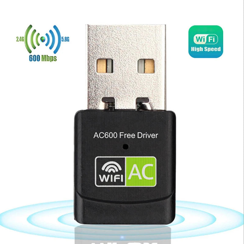 600M Does Not Need To Drive Dual-Band USB Wireless Card 2.4G/5.8G