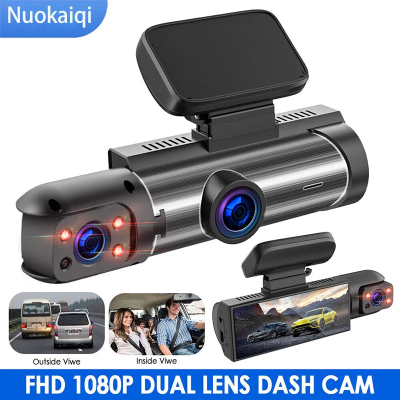 Car DVR Wide-angle 2-record High-definition Night Vision 1080P Driving