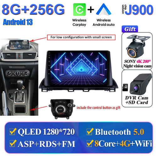 Car Multimedia Android For Mazda 3 Axela 2014-2017 2018 2019 Head Unit