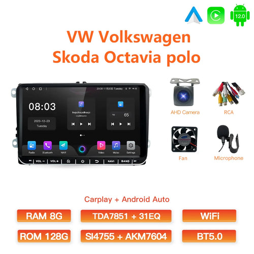 GATAXASKY 9" Car Radio multimedia player For VW Volkswagen Passat B7