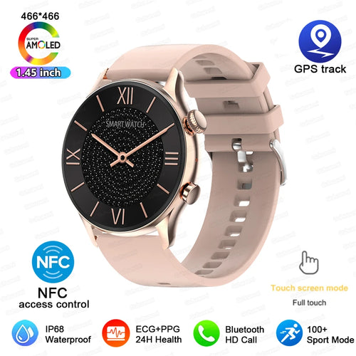 For XIAOMI HD Bluetooth Call Watch 2024 ECG Smart Watch Women AMOLED