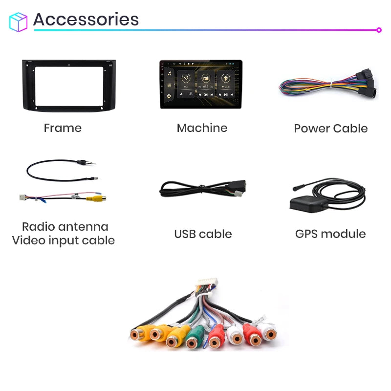 4G+64G Android10.0 For Chevrolet AVEO T250 2006 - 2012 car radio 2 din