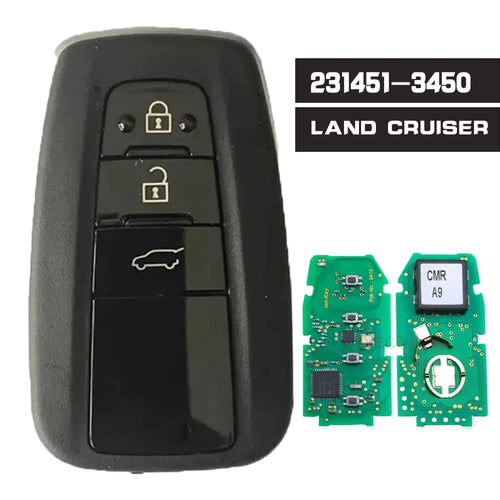 KEYECU 231451-3450 HYQ14FLA Smart Remote Key Fob 314.3MHz for Toyota