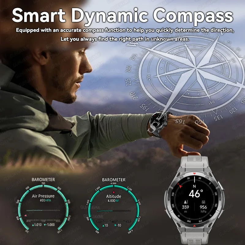 2025 New for HUAWEI Original Premium GPS SmartWatch Ultra HD AMOLED