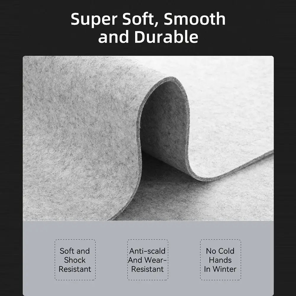 Gaming Accessories Wool Felt Mouse Pad Large Size Writing Mat Keyboard