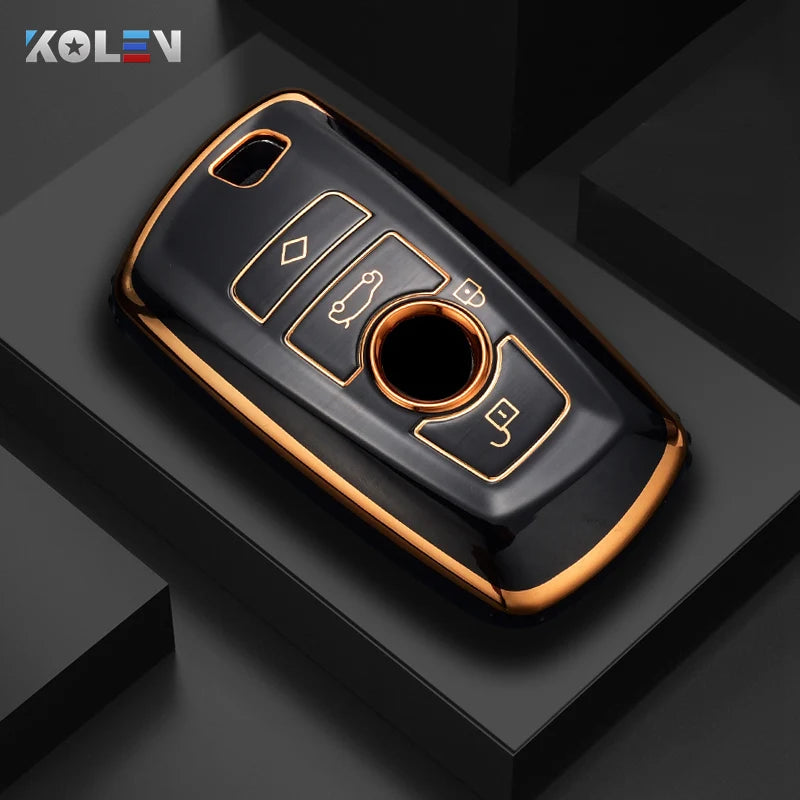 Fashion TPU Car Remote Key Case Cover Shell For BMW 1 3 5 7 Series X1