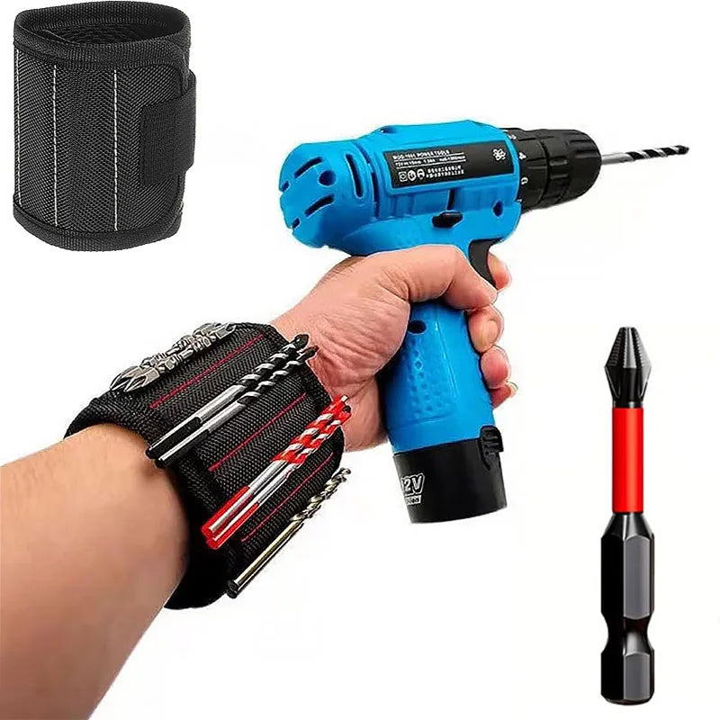 Magnetic Wristband, used to Secure Screw Tools Made of High-quality
