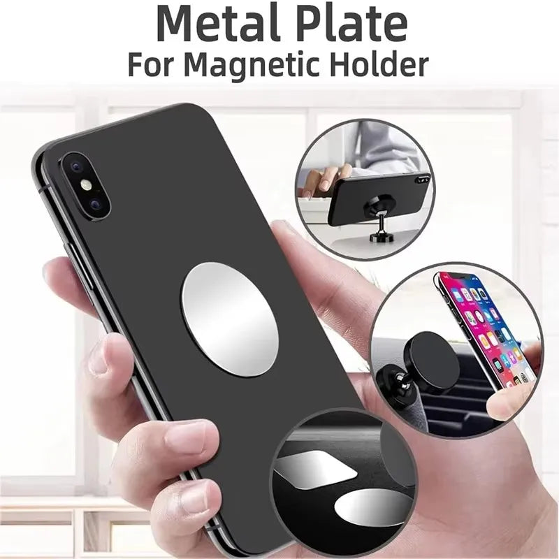 Magnetic Metal Plate For Car Phone Holder Universal Iron Sheet Disk