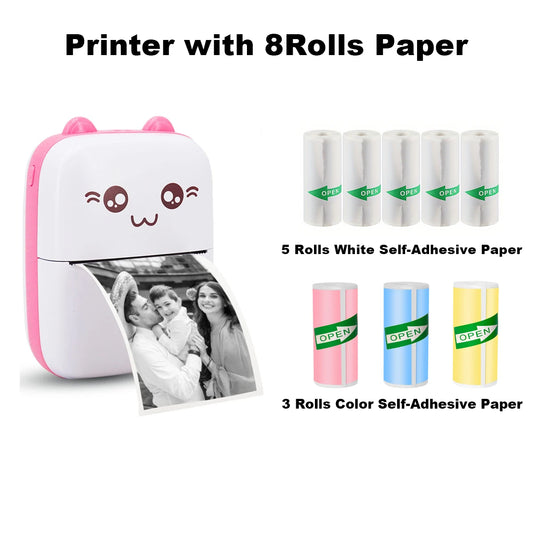 Mini Pocket Printer thermal printer for learning note photos DIY
