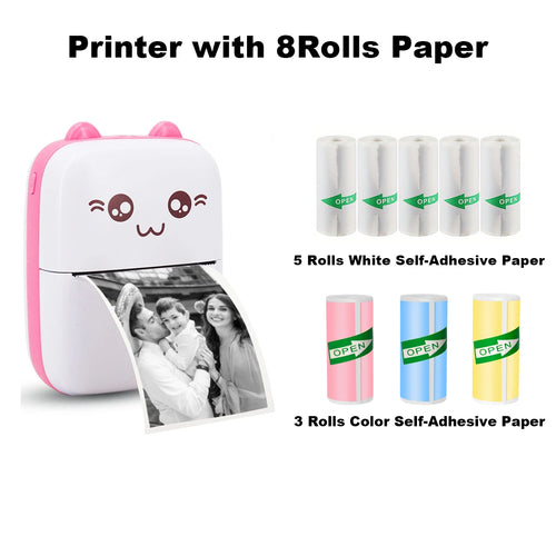 Mini Pocket Printer thermal printer for learning note photos DIY